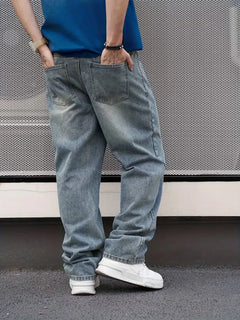 Loose fit jeans met vijf-pocket design