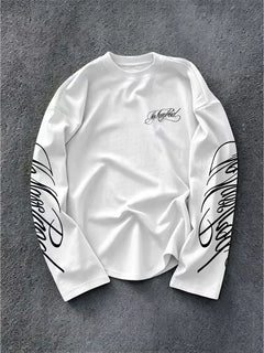 Longsleeve met geprinte tekst