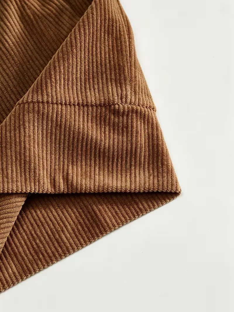 Lounge set met corduroy jacket