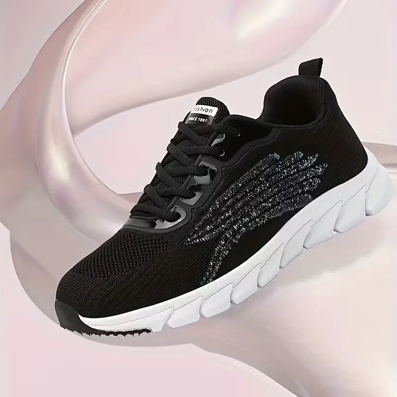 Lage sneaker met mesh bovenwerk