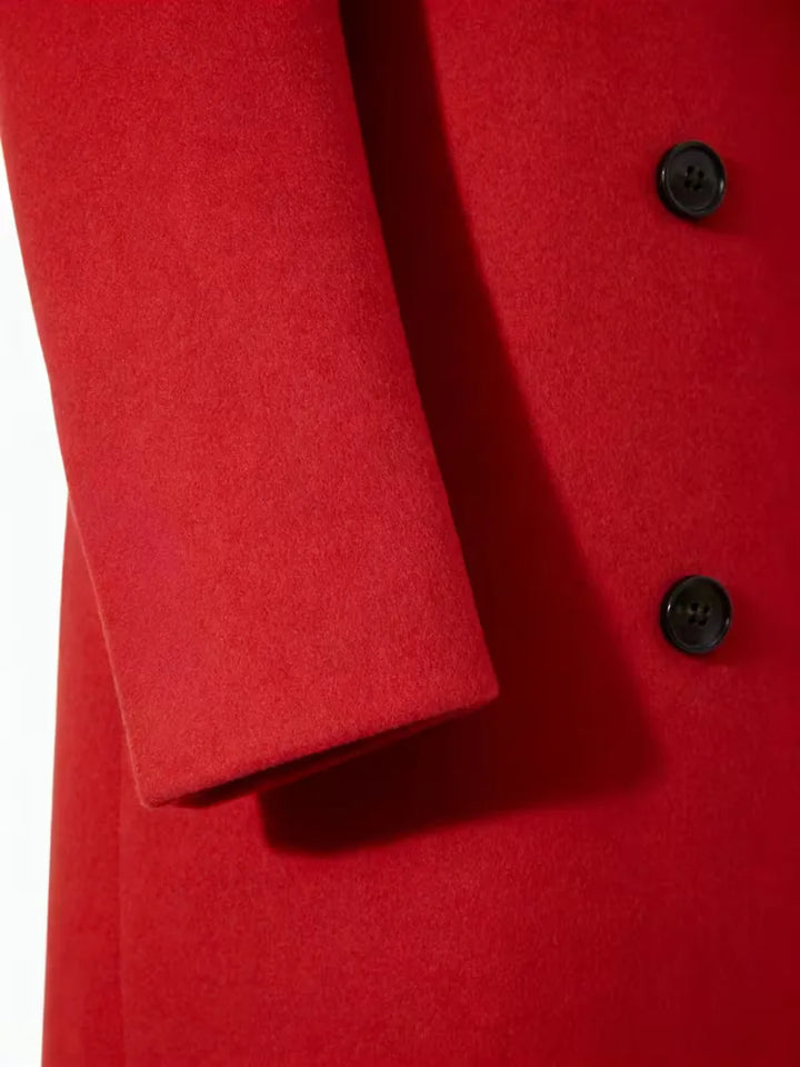 Trenchcoat met lapel collar