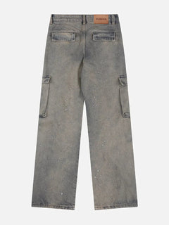 Femke | Vintage diepgewassen jeans in de kleur Bruin voor dames in stijl geschikt voor alle seizoenen.