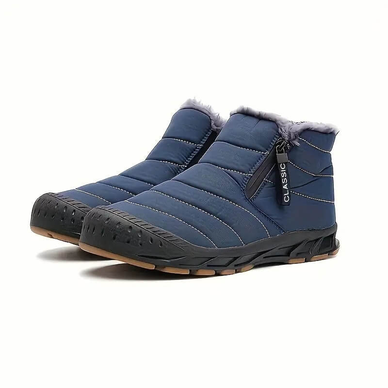 Finn | Comfortabele winterschoenen in de kleur Blauw voor heren in stijl ideaal voor de winter