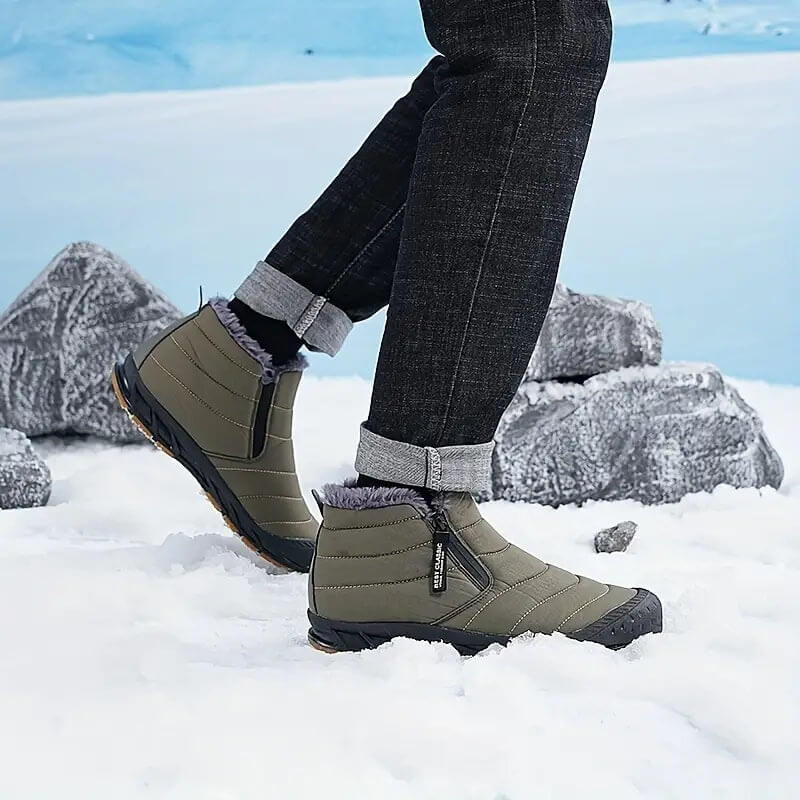 Finn | Comfortabele winterschoenen in de kleur Geel voor heren in stijl ideaal voor de winter