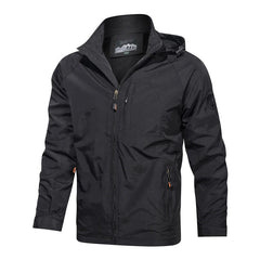 Finn | Heren zomerjas voor outdoor activiteiten in de kleur Zwart voor heren in Outdoor stijl ideaal voor de lente.