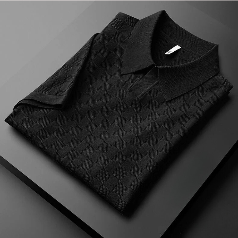 Stijlvol Gebreid Poloshirt voor Heren - Floris