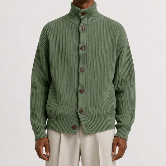 Cardigan met roll neck
