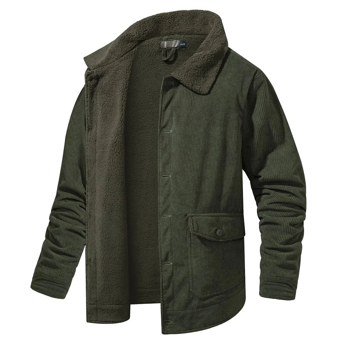 Parka met shearling-kraag
