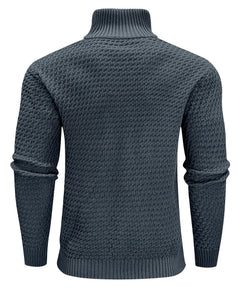 Zip-up trui met turtle