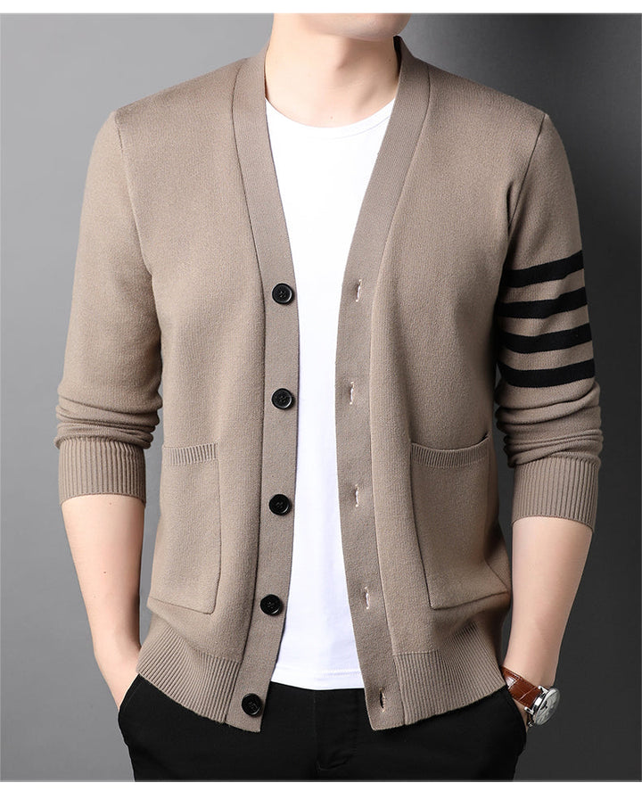 Hippe herenjas in de kleur Khaki voor heren in stijl geschikt voor alle seizoenen.