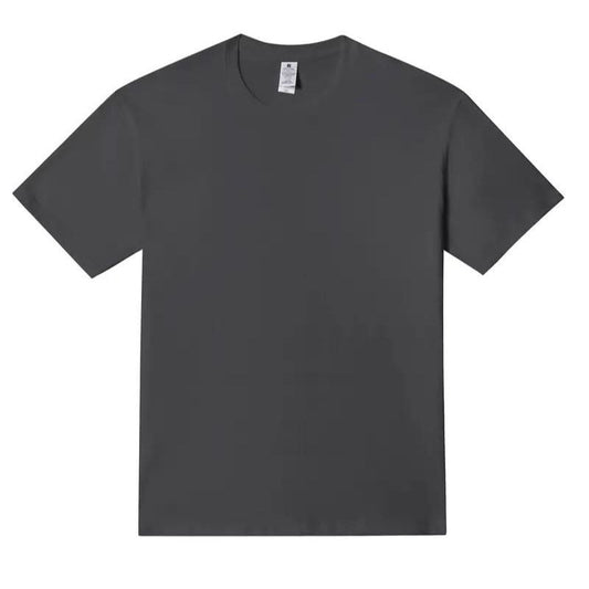 Hoge Hals T-Shirt in de kleur Grijs voor heren in stijl ideaal voor de lente.