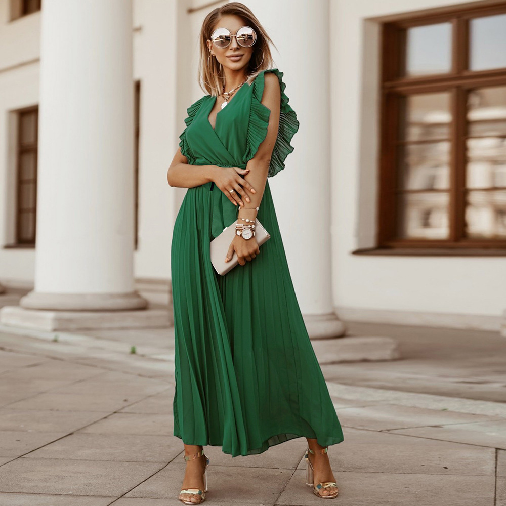 Sofia | Maxi plisowana sukienka