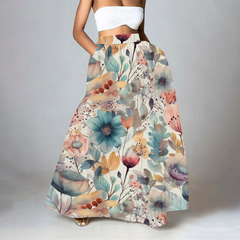 Korte broek met bloemenprint