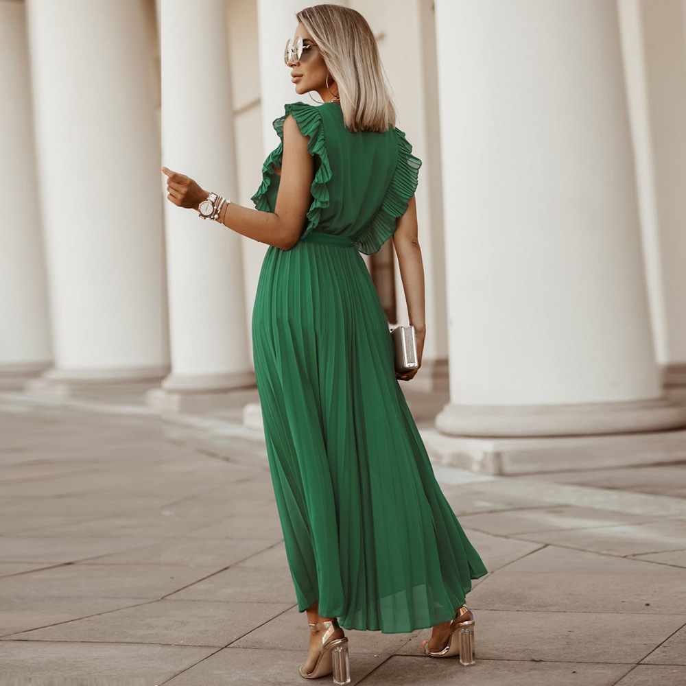 Sofia | Maxi plisowana sukienka