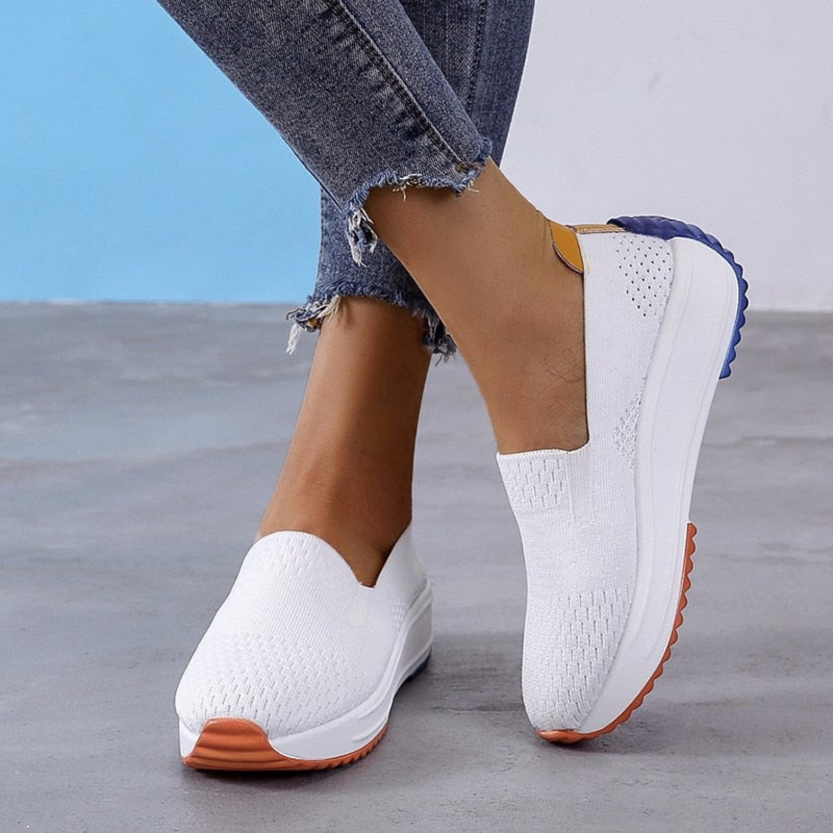 Isabel | Stijlvolle comfortabele schoenen voor vrouwen in de kleur Wit voor dames in stijl ideaal voor de lente.