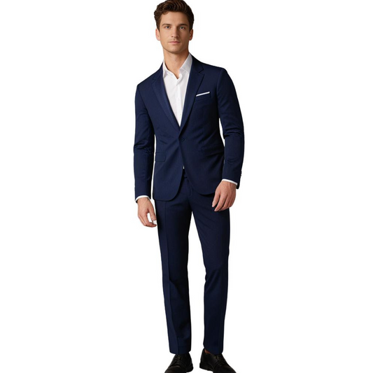 Jasper | Heren pak met blazer en pantalon in de kleur Marineblauw voor heren in Formal stijl ideaal voor de herfst.