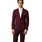 Jasper | Heren pak met blazer en pantalon in de kleur Rood voor heren in Formal stijl ideaal voor de herfst.