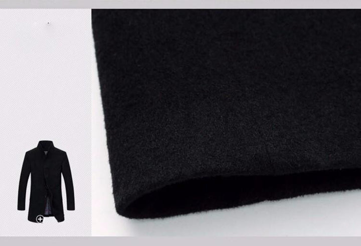 Ralph | Winter woolen long peacoat afbeelding 4