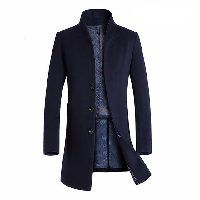Ralph | Winter woolen long peacoat afbeelding 13