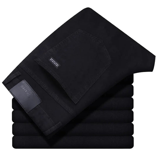 Jeroen | Klassieke rechte spijkerbroek in de kleur Zwart voor heren in Heritage stijl ideaal voor de winter
