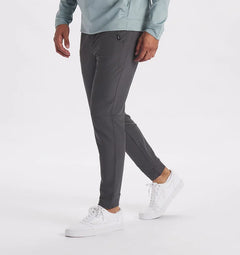 Johan | Winterse stretch broek in de kleur Lichtblauw voor heren in stijl ideaal voor de winter