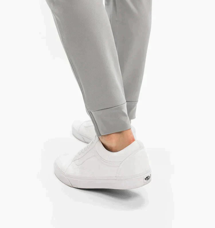 Johan | Winterse stretch broek in de kleur Lichtblauw voor heren in stijl ideaal voor de winter