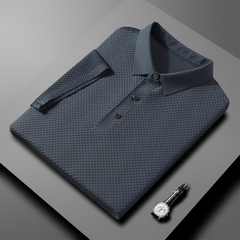 Jonny | Stijlvol Poloshirt in de kleur Grijs voor heren in Casual stijl geschikt voor alle seizoenen.