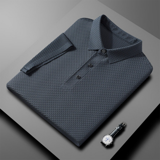 Jonny | Stijlvol Poloshirt in de kleur Grijs voor heren in Casual stijl geschikt voor alle seizoenen.