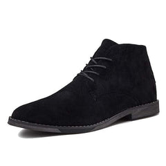 Jurre | Heren veter enkelboots in de kleur Zwart voor heren in stijl ideaal voor de herfst.