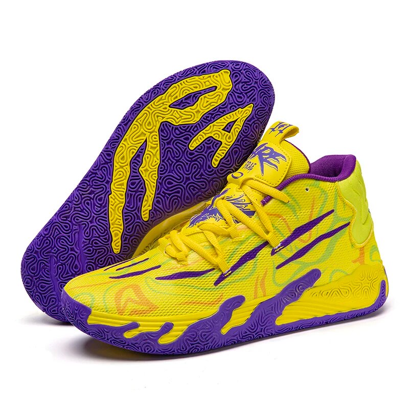 Kobe | Basketbalschoenen voor Heren in de kleur Geel voor heren in stijl ideaal voor de herfst.