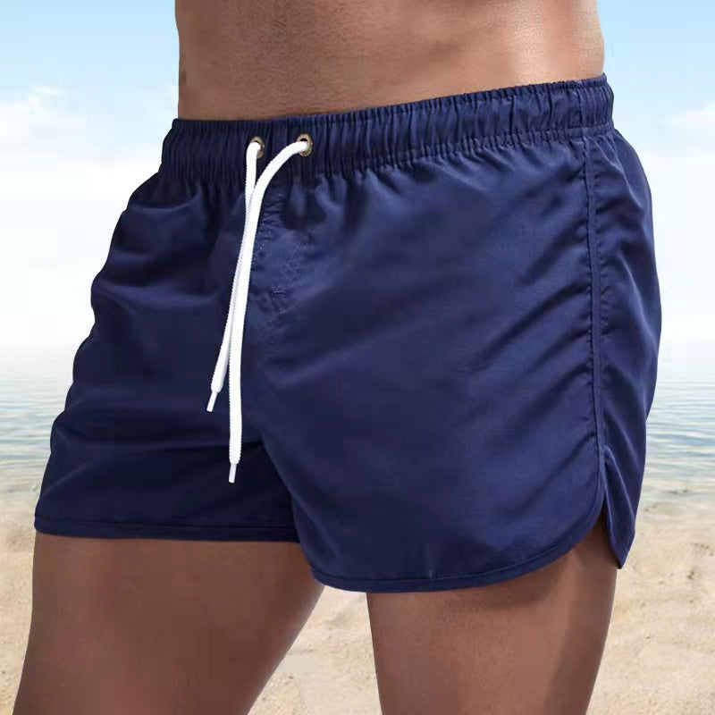 Lars | Modieuze heren zwemshort met patroon in de kleur Marineblauw voor heren in Beach stijl ideaal voor de zomer.