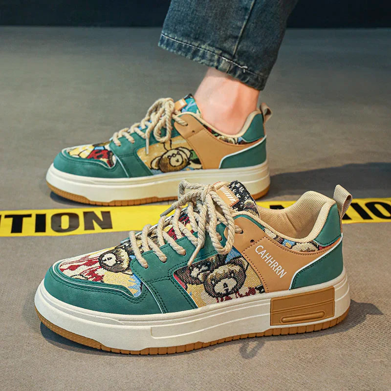 Lars | Platform canvas sneakers