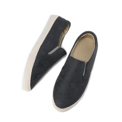 Levi | Suede stadschoenen in de kleur Grijs voor heren in Heritage stijl geschikt voor alle seizoenen.