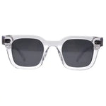 Lex | Zonnebril met donkere glazen in de kleur Transparant voor heren in stijl ideaal voor de lente.