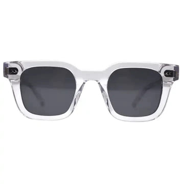 Lex | Zonnebril met donkere glazen in de kleur Transparant voor heren in stijl ideaal voor de lente.