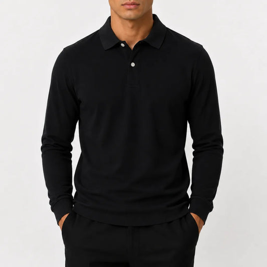 Polo met lange mouwen