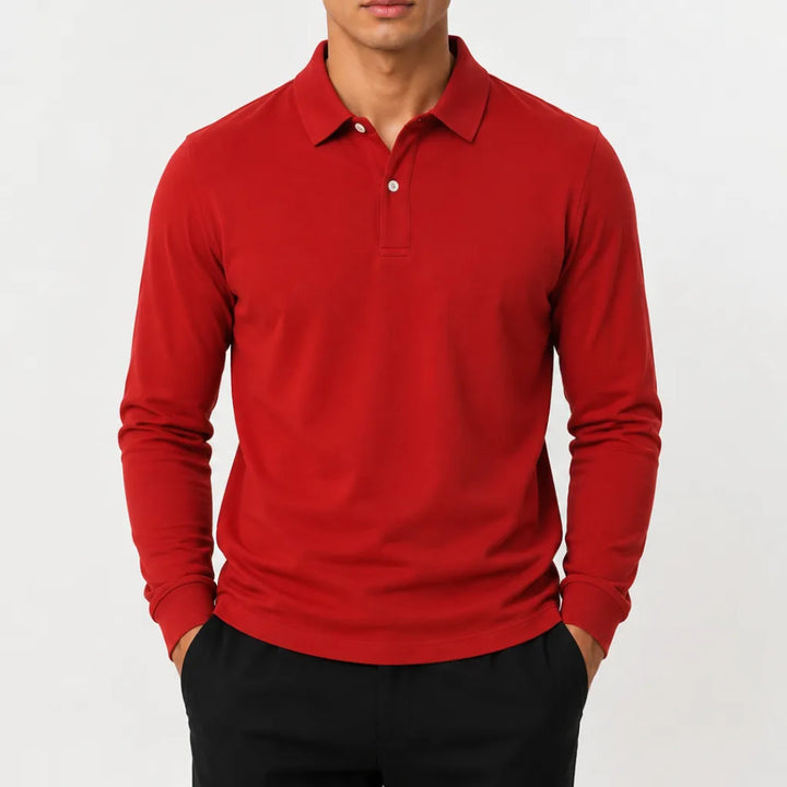 Polo met lange mouwen