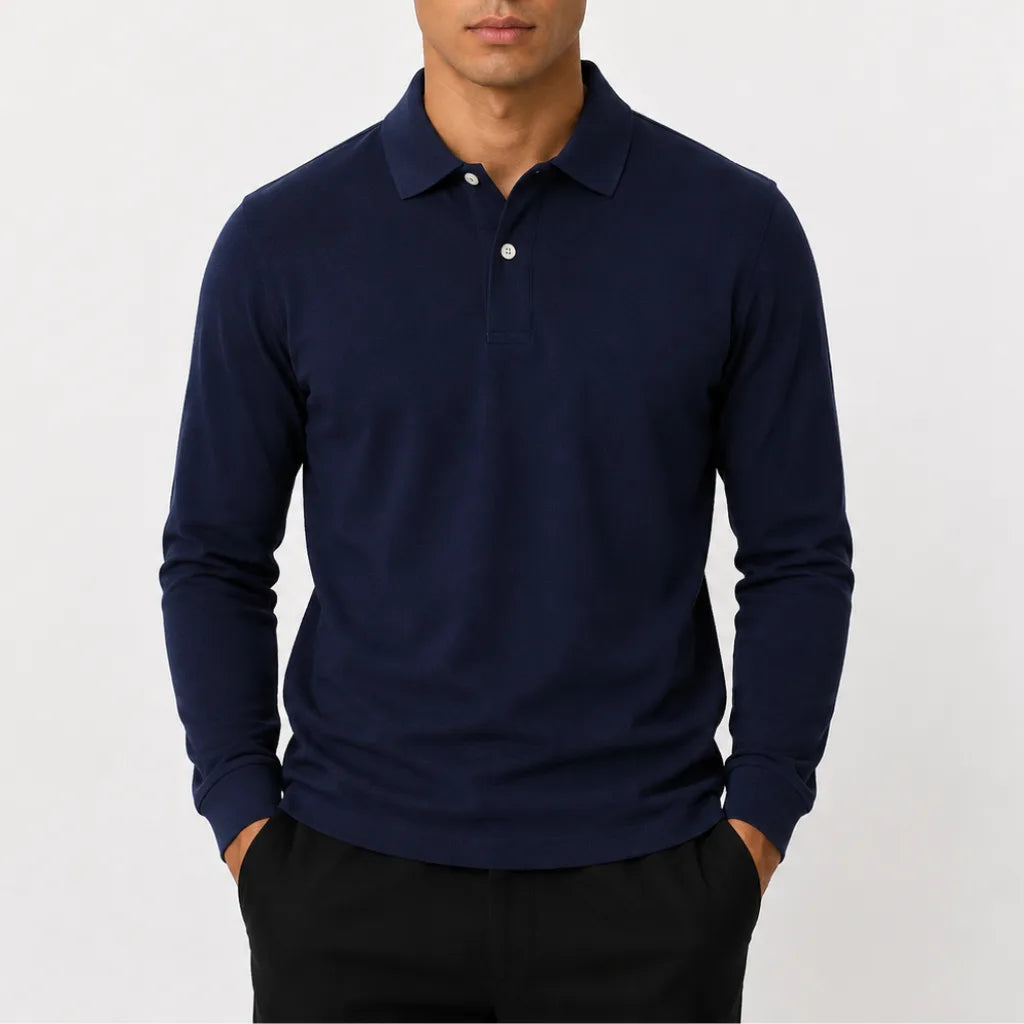 Polo met lange mouwen