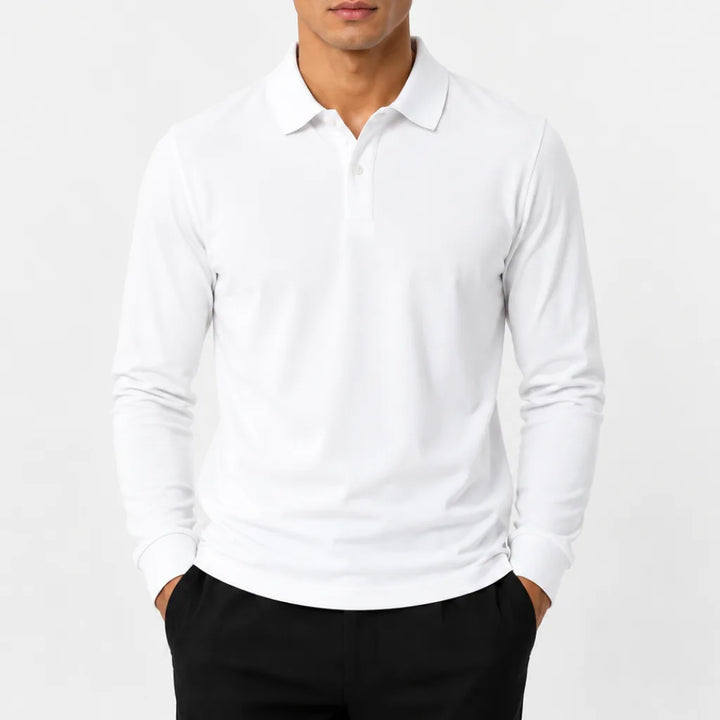 Polo met lange mouwen
