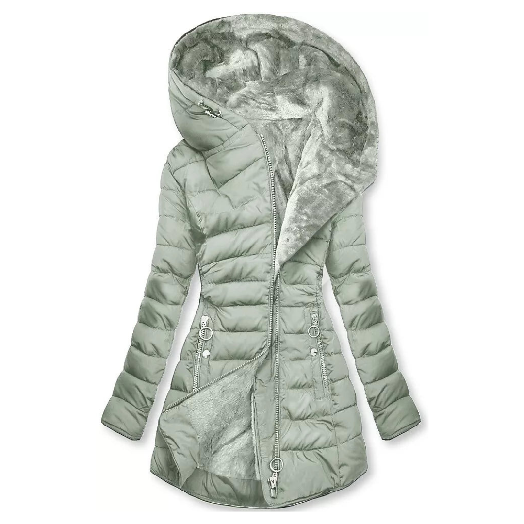 Lotte | Waterdichte winterjas in de kleur Lichtgroen voor dames in Outdoor stijl ideaal voor de winter