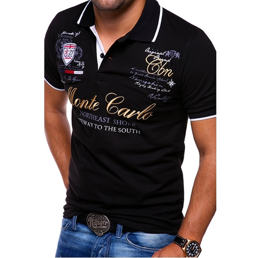 Stijlvolle heren polo, gemaakt van hoogwaardige materialen voor een prachtige pasvorm en trendy uitstraling. Perfect voor elke gelegenheid.