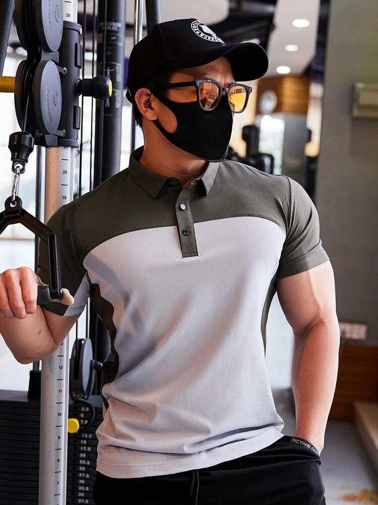Mats | Sportief heren T-shirt in de kleur Grijs voor heren in stijl ideaal voor de lente.
