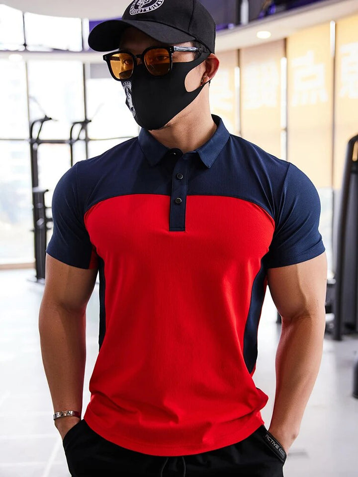 Mats | Sportief heren T-shirt in de kleur Rood voor heren in stijl ideaal voor de lente.