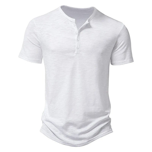 Mila | Casual Poloshirt voor Mannen in de kleur Wit voor heren in stijl geschikt voor alle seizoenen.