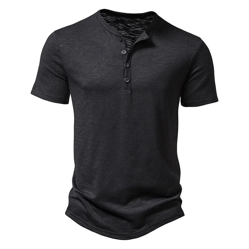 Mila | Casual Poloshirt voor Mannen in de kleur Zwart voor heren in stijl geschikt voor alle seizoenen.