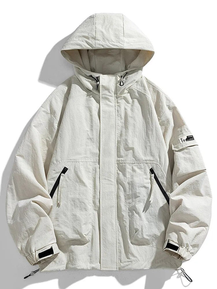 Milan | Stijlvol Heren Herfst Windjack in de kleur Beige voor heren in stijl ideaal voor de herfst.