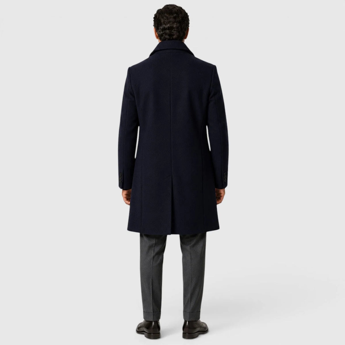 Trenchcoat slim fit met knoopsluiting