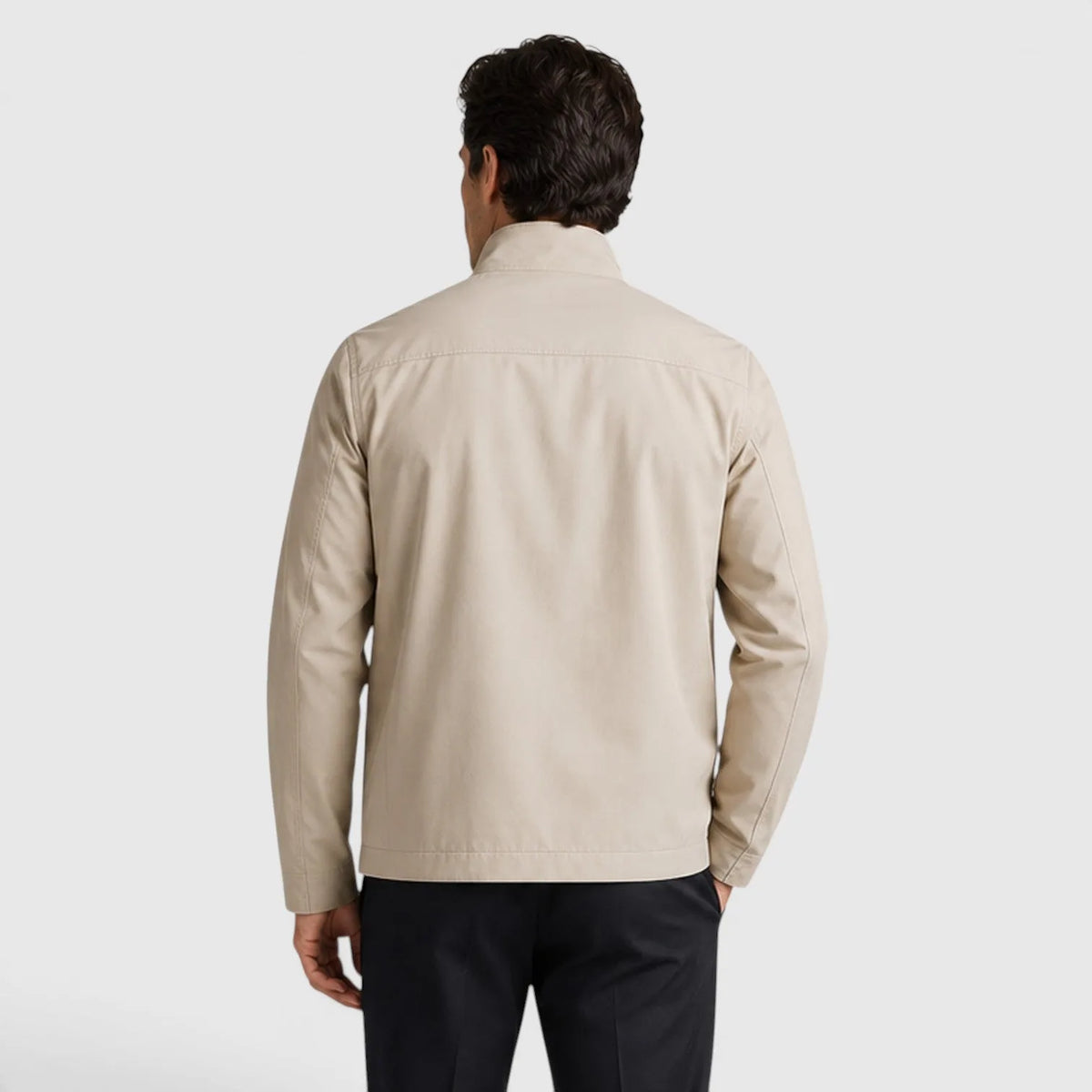 Bomberjack met mock neckline