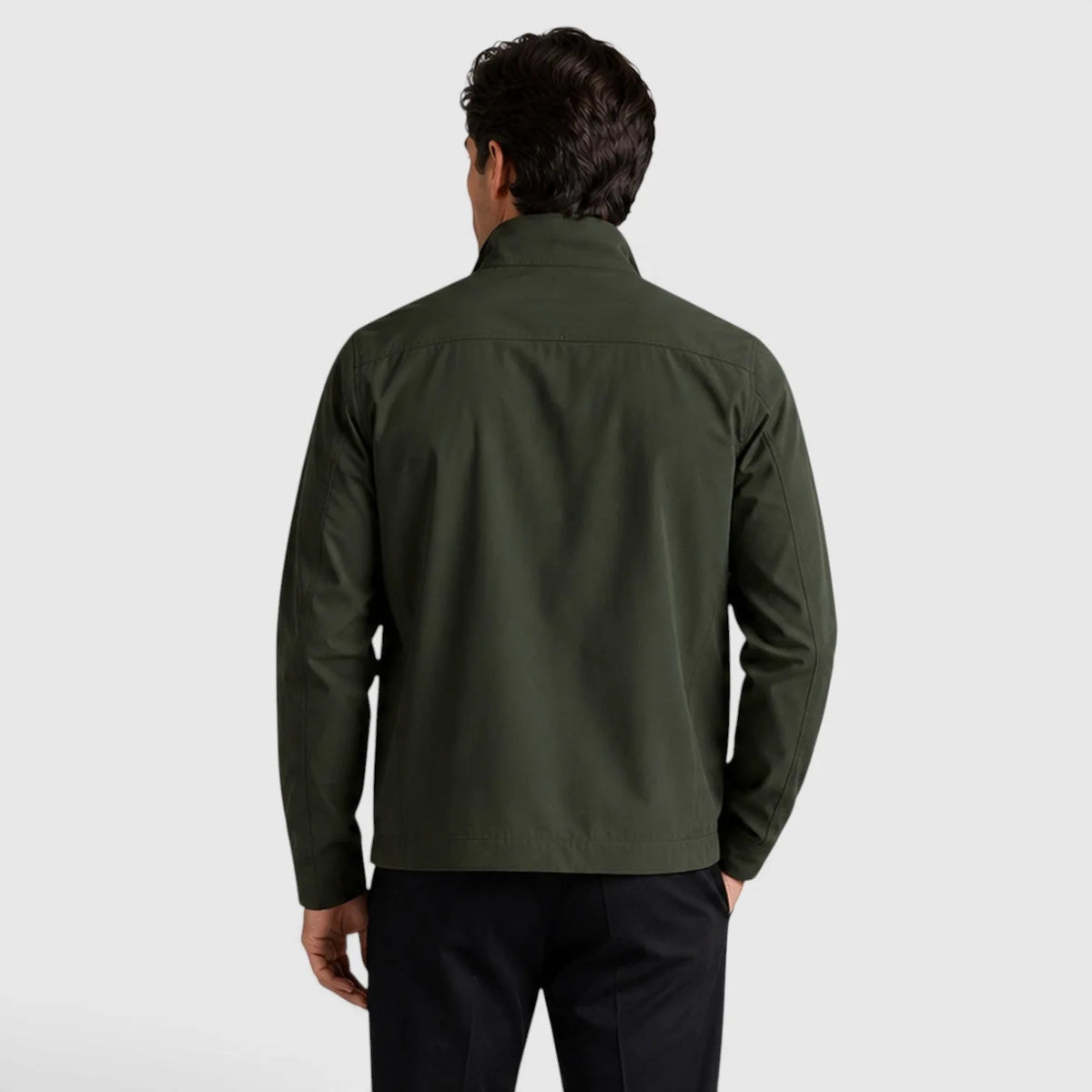 Bomberjack met mock neckline