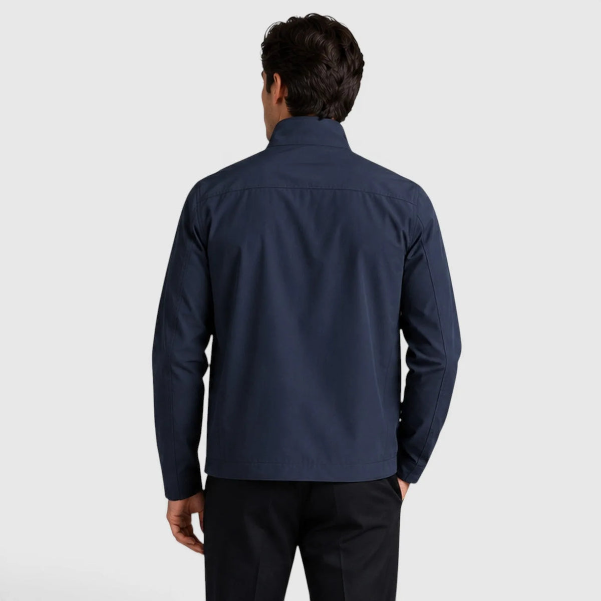 Bomberjack met mock neckline